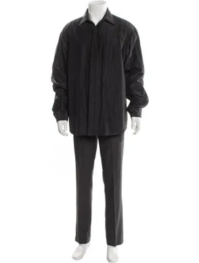 Pre-owned Auralee Parka In Gray