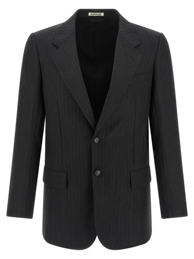 AURALEE AURALEE PINSTRIPE BLAZER