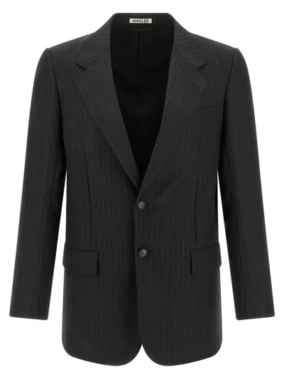 AURALEE AURALEE PINSTRIPE BLAZER