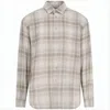 Auralee Plaid Wool Long-sleeve Shirt In Multi