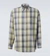 Auralee Long Sleeve Button-down Check Shirt In Multi