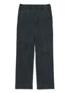 Auralee Product Dyed Finx Chino Narrow Pants In Black