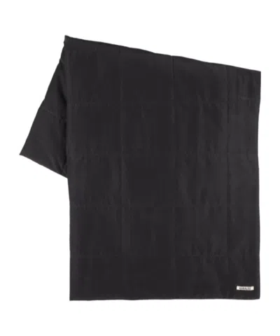 Auralee Quilted Shawl In Black