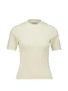 Auralee Raglan-sleeve T-shirt In White