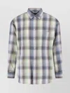 Auralee Relaxed Fit Plaid Button-down Shirt In Multi