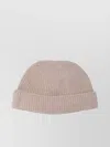 Auralee Ribbed Folded Cuff Hats