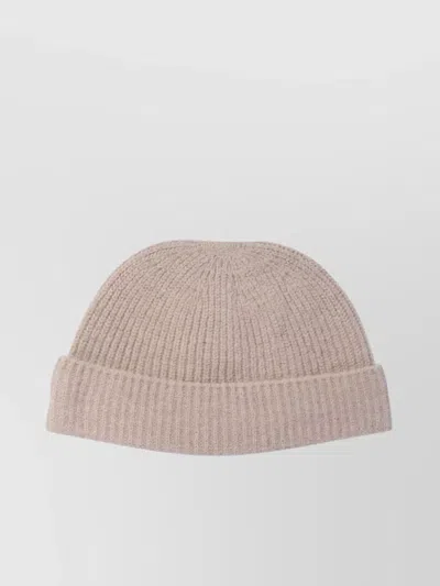 Auralee Ribbed Folded Cuff Hats