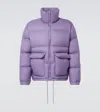 Auralee Ripstop Down Jacket In Purple