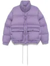 Auralee Ripstop Down Jacket In Purple - Purple