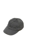 Auralee Roduct Dyed Finx Chino Cap In Gray