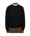 Auralee Round Neck Sweater In Black