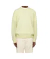 Auralee Round Neck Sweater In Nude