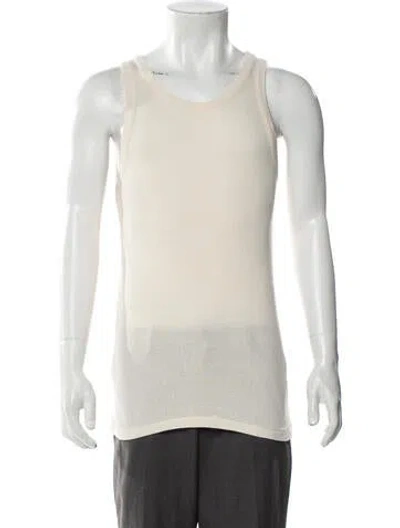 Pre-owned Auralee Scoop Neck Sleeveless T-shirt W/ Tags In Gray