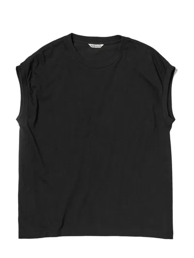 Auralee Seamless Crew Neck Woman Black