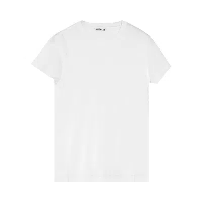 Pre-owned Auralee Seamless Crewneck Tee 'white' | Women's Size 0