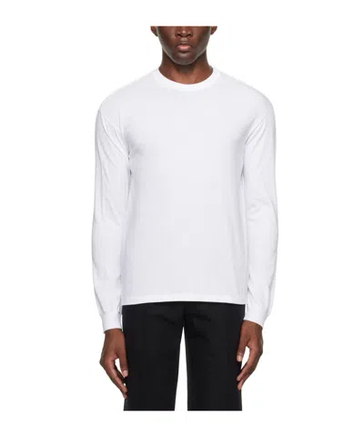 Auralee Seamless Long-sleeved T-shirt In White