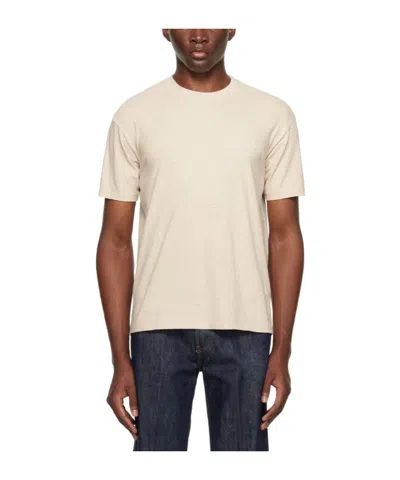 Auralee Seamless Round-collar T-shirt In Nude