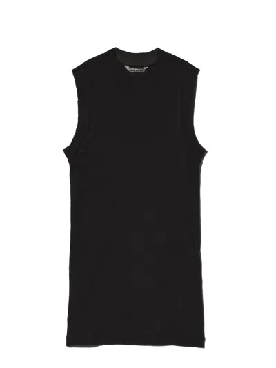 Auralee Sheer Tank Top Woman Black