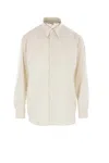 Auralee Off-white Super Fine Wool Shirt