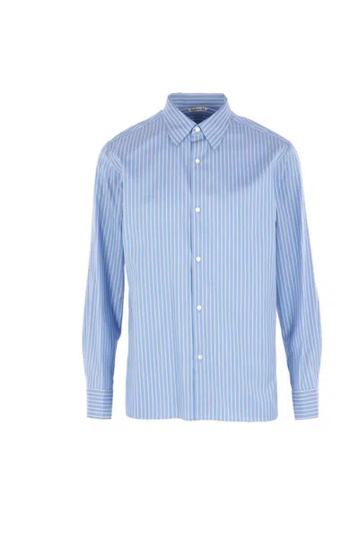 Auralee Shirts In Blue