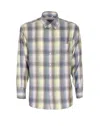 Auralee Long Sleeve Button-down Check Shirt In Multi