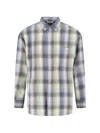 Auralee Long Sleeve Button-down Check Shirt In Multi