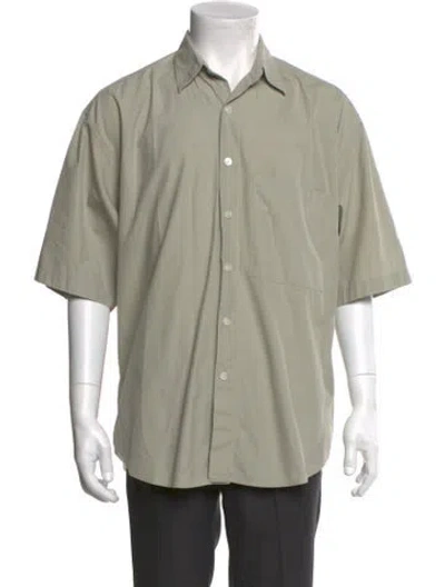 Pre-owned Auralee Short Sleeve Shirt In Green