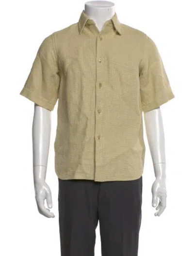 Pre-owned Auralee Short Sleeve Shirt In Neutral