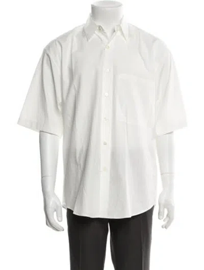 Pre-owned Auralee Short Sleeve Shirt In Neutral