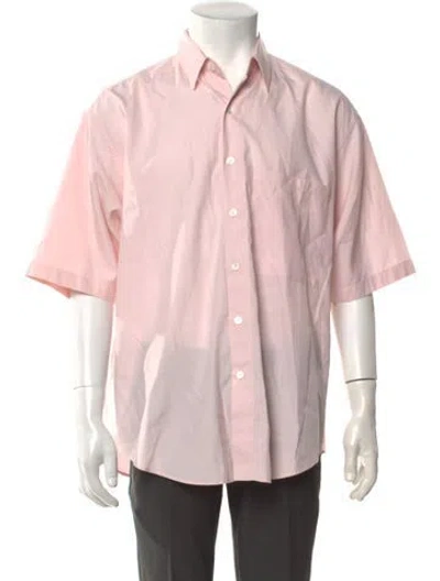 Pre-owned Auralee Short Sleeve Shirt In Pink