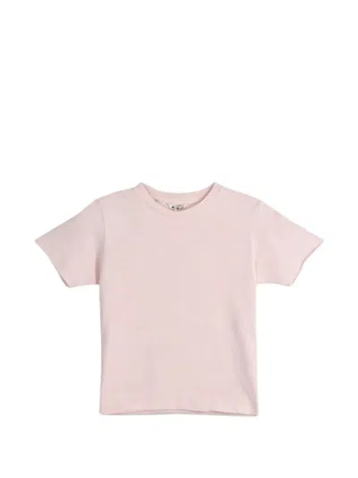Auralee Short-sleeve T-shirt In Pink