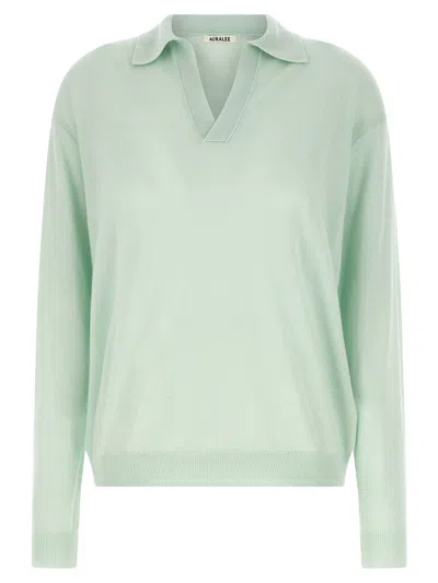 AURALEE AURALEE SILK CASHMERE SWEATER