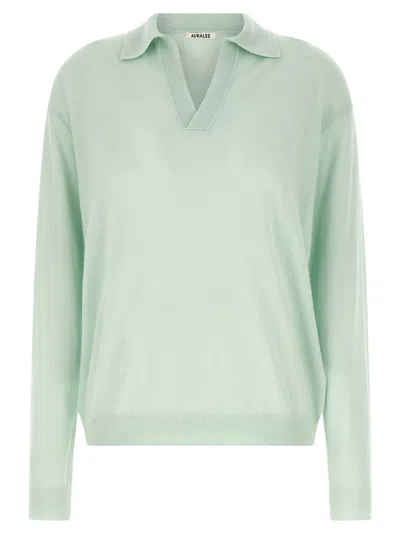AURALEE SILK CASHMERE SWEATER