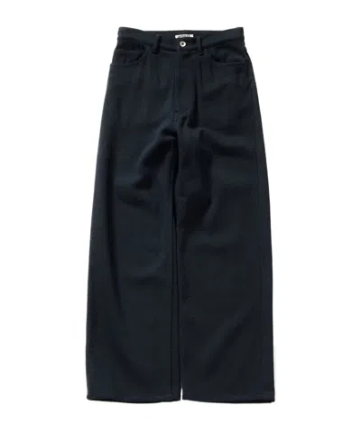 Auralee Silk Jeans In Blue