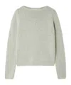 Auralee Silk-blend Sweater In White