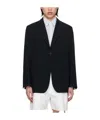 Auralee Single-breasted Blazer In Black
