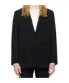 Auralee Single-breasted Blazer In Black