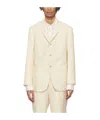 Auralee Slit Details Suit Jacket In White