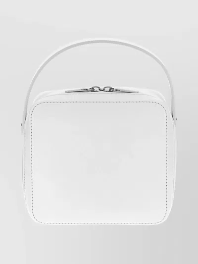 AURALEE SMALL RECTANGULAR LEATHER TRAVEL HANDBAG