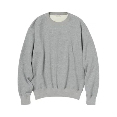 Pre-owned Auralee Smooth Soft Bd Sweatshirt 'top Grey' | Men's Size 5 In Gray