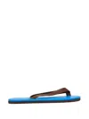 Auralee Soft Leather Flip-flops In Multi