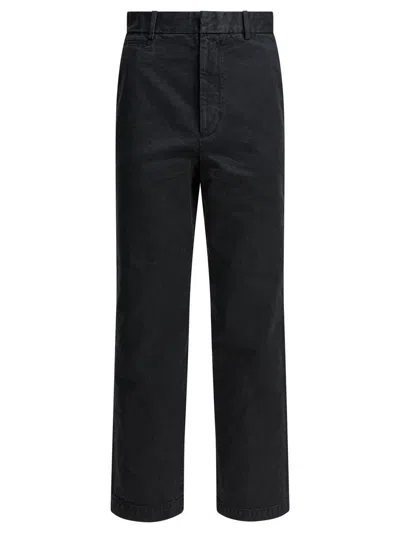 Auralee Straight-leg Chino Pants Trousers Black