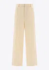 Auralee Straight-leg Tailored Pants In Neutral