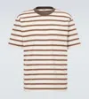 Auralee Gradient Stripes T-shirt