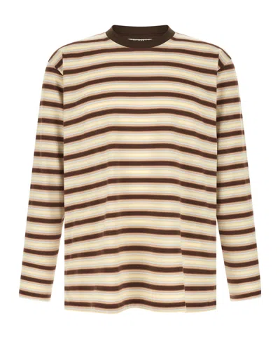 AURALEE AURALEE STRIPED LONG-SLEEVE T-SHIRT