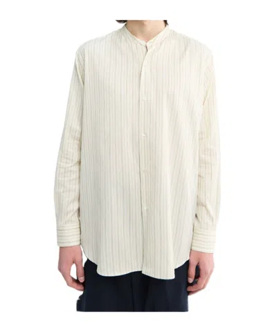 Auralee Striped Shirt In Neutral