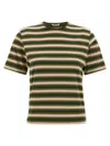 Auralee Striped T-shirt In Multi