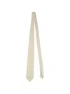 Auralee Striped Tie In White