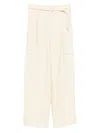 Auralee Structured Double Cloth Cargo Pants In Neutral