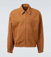 Auralee Suede Blouson In Brown